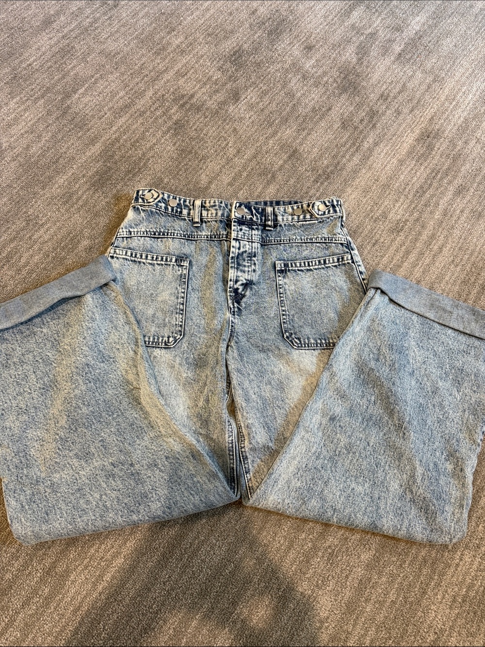 Altar’d State Kavi Utility Wide Leg Jeans Size 28 Excellent Condition